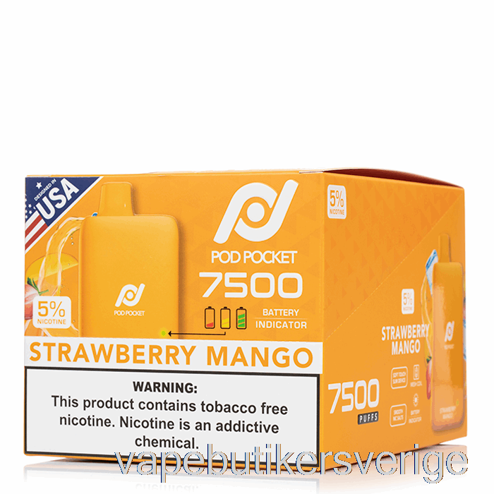Vape Sverige [10-pack] Podficka 7500 Engångs